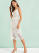 Lace Scallop Trim Cami Dress