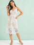 Lace Scallop Trim Cami Dress