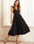 SBetro Ruffle Trim Tie Back Backless Slip Dress
