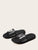 Geometric Print Clear Flat Sliders