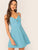 Tie Front Peekaboo Cami Dress