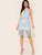 Strappy Backless Guipure Lace Halter Dress