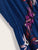 Floral Print High Waist Slip Dress