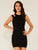 Double Crazy Solid Cut-out Bodycon Mini Dress