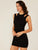 Double Crazy Solid Cut-out Bodycon Mini Dress