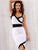 Adyce Two Tone Bodycon Slip Dress
