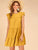 Butterfly Sleeve Babydoll Dress