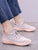 Lace-up Front Knit Trainers