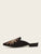 Point Toe Embroidered Flat Mules