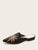 Point Toe Embroidered Flat Mules