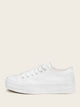 Plain Lace-up Front Low Top Sneakers