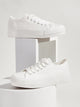 Plain Lace-up Front Low Top Sneakers