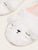 Embroidered Detail Fluffy Slippers