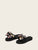 Floral Print Bow Decor Flats