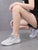 Lace-up Front Knit Trainers