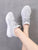 Lace-up Front Knit Trainers