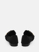 Buckle Front Round Toe Slip On Flats
