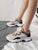 Snakeskin Panel Chunky Sole Trainers