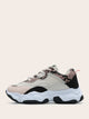 Snakeskin Panel Chunky Sole Trainers