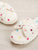 Bow Decor Polka Dot Fluffy Slippers