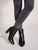 Point Toe Side Zip Croc Chunky Boots