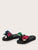 Bow Decor Open Toe Sliders
