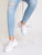 Lace-up Front Holographic Panel Chunky Sneakers