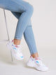Lace-up Front Holographic Panel Chunky Sneakers