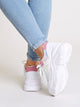 Lace-up Front Holographic Panel Chunky Sneakers