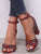 Ankle Strap Plaid Chunky Heels