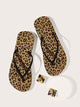 Leopard Flip Flops