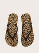 Leopard Flip Flops