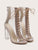 Clear Lace-up Front Heels