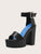 Minimalist Ankle Strap Chunky Heels