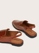 Croc Embossed Slingback Loafers