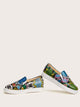 Snakeskin Slip On Sneakers