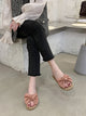 Toe Post Bow Decor Sliders