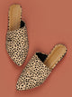 Pointy Toe Wrap Detail Ballet Mules