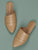 Pointy Toe Wrap Detail Ballet Mules