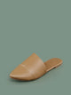Pointy Toe Wrap Detail Ballet Mules