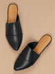 Pointy Toe Wrap Detail Ballet Mules