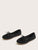 Bow Decor Stitch Trim Loafers