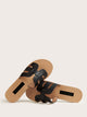 Open Toe Cut-out Sliders