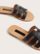 Open Toe Cut-out Sliders