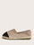 Cap Toe Slip On Espadrille Flats