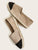 Cap Toe Slip On Espadrille Flats