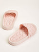 Textured Open Toe Sliders
