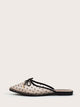 Bow Decor Mesh Flat Mules
