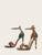 Snakeskin Print Ankle Strap Stiletto Heels
