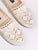 Round Toe Crochet Lace Flats